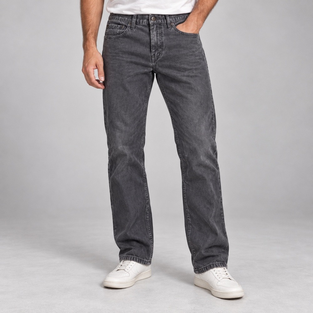 Levis 502 Regular Taper Corduroy Pants Mens 33x30 Charcoal Gray 29507-0288